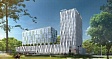 Гостиничный комплекс с отделкой фасада в форме чешуи построят в Москве